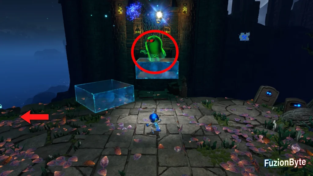 Astro Bot Lost Galaxy Ghouls and Bots Bot locations Bot 4, Eternal Knight Defeat Ghost and go left