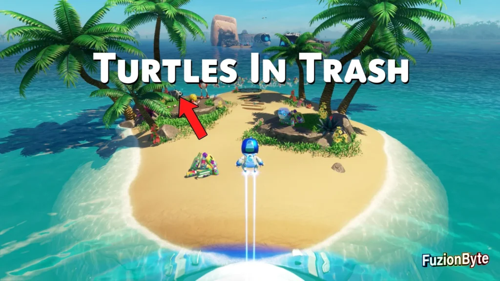 Astro Bot Lost Galaxy Turtles in Trash bot locations Bot 1, Tribal Flagbearer Location