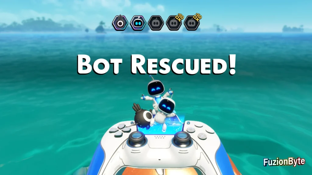 Astro Bot Lost Galaxy Turtles in Trash bot locations Bot 2 Rescued