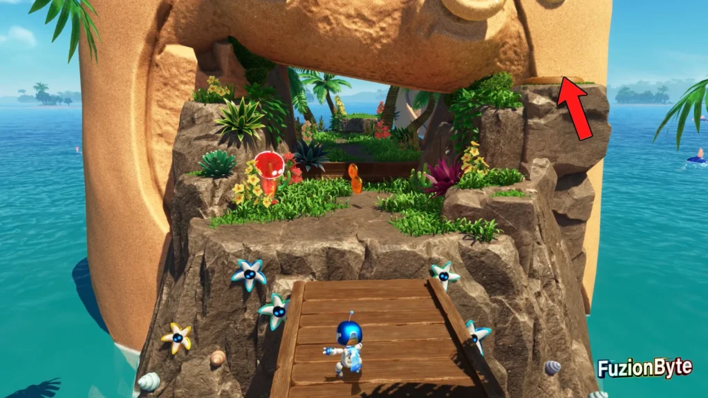 Astro Bot Lost Galaxy Turtles in Trash bot locations Bot 4, Tribal Warrior Platform up