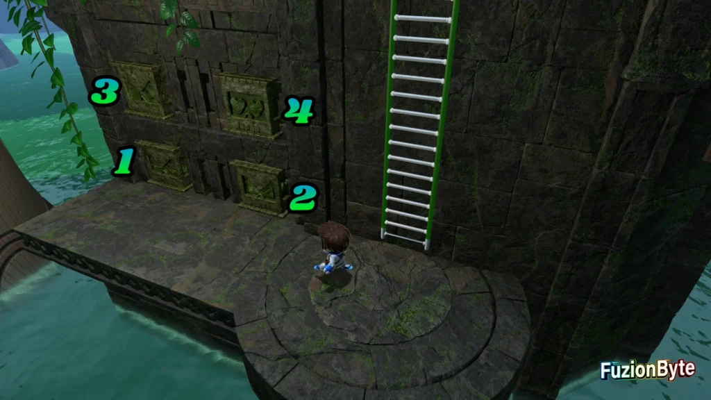 Astro Bot The Lost Eggacy trophy guide Egg Artefact 1 Hit the glyphs