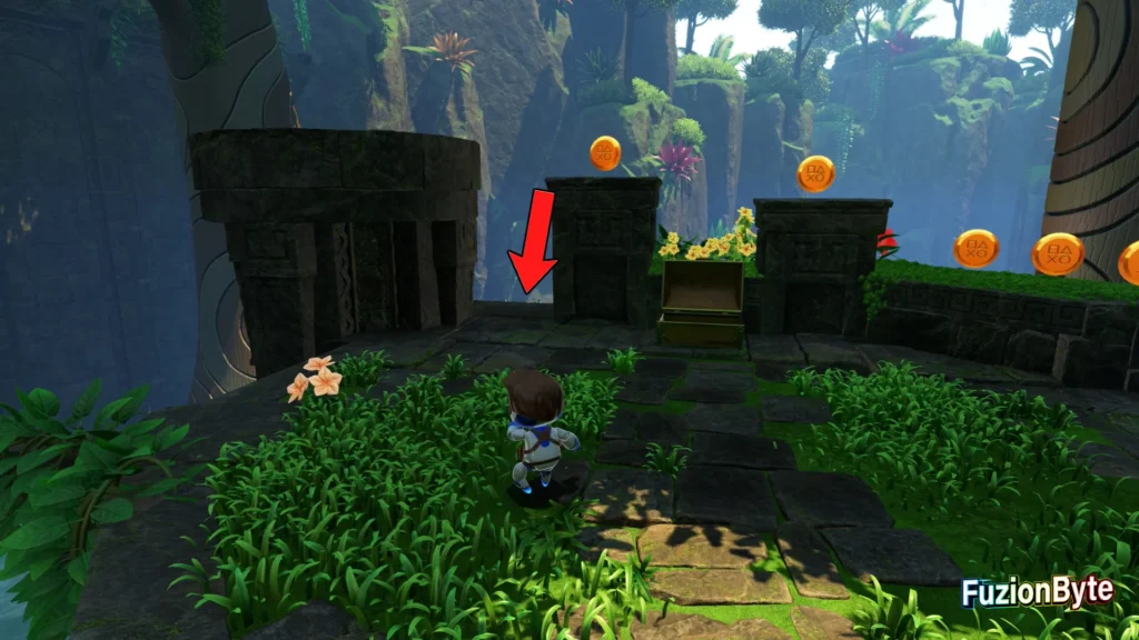 Astro Bot The Lost Eggacy trophy guide Egg Artefact 1 drop down