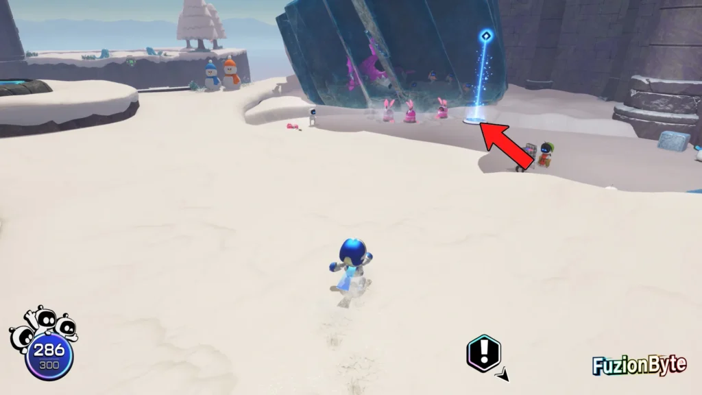 Astro Bot Crash Site Bot Locations Arctic Crash Site 4 Frozen Bots Call the Bots