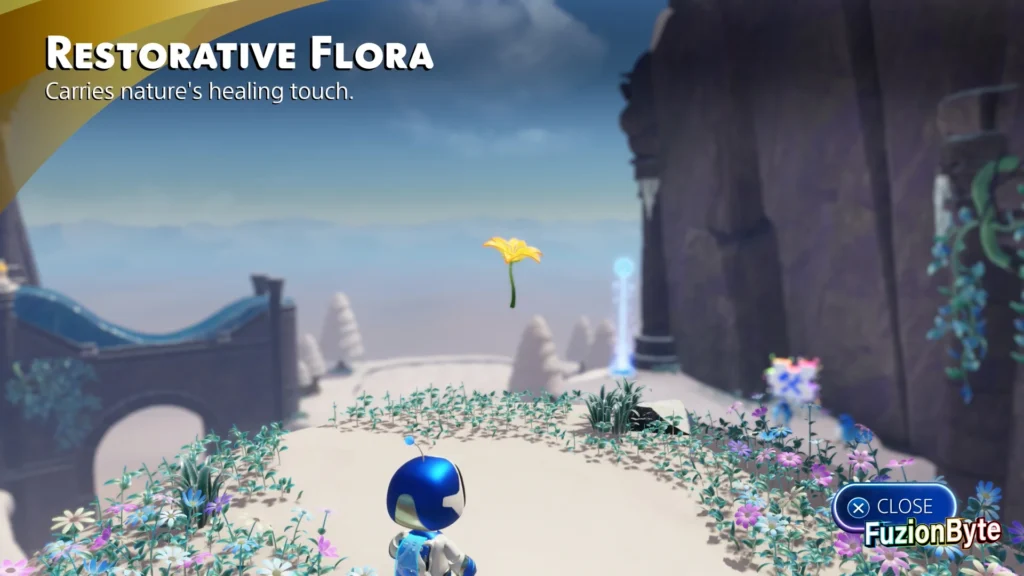 Astro Bot Crash Site Bot Locations Arctic Crash Site Restorative Flora