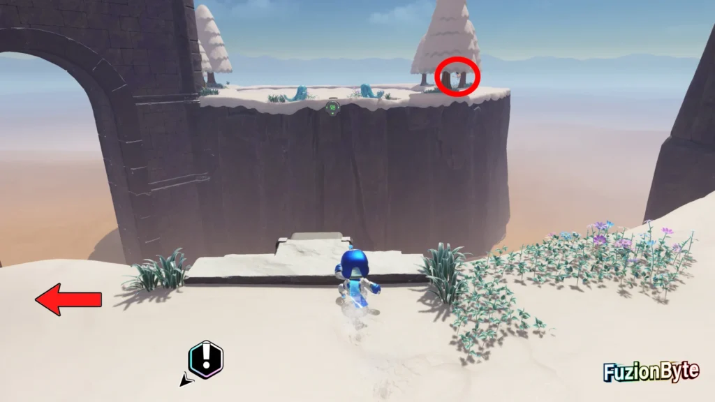 Astro Bot Crash Site Bot Locations Arctic Crash Site Tree Bot Location