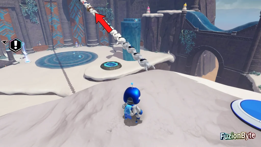 Astro Bot Crash Site Bot Locations Arctic Crash Site Urban Survivor Cross the Bot bridge