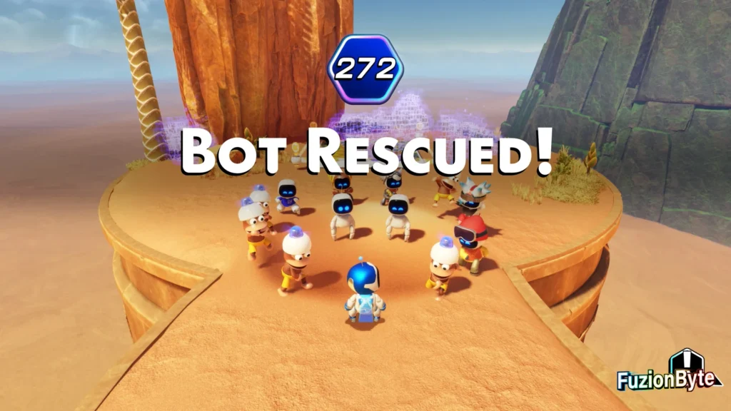 Astro Bot Crash Site Bot Locations Main Crash Site 2 Trapped Bots Rescued