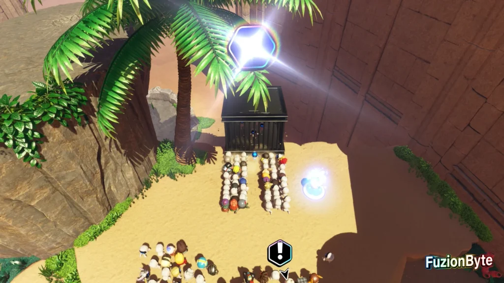 Astro Bot Crash Site Bot Locations Seaside Crash Site 4 Caged Bots Push cage off the ledge