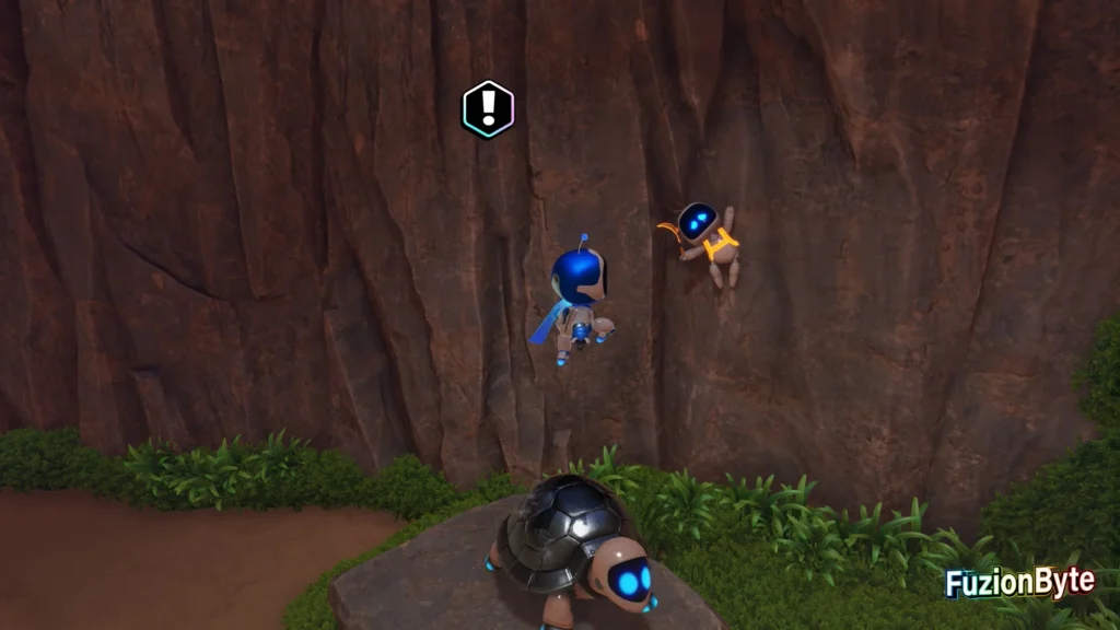 Astro Bot Crash Site Bot Locations Seaside Crash Site Stuck on the wall