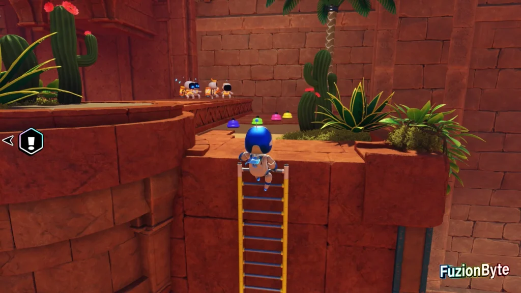 Astro Bot Crash Site Bot locations Egyptian Crash Site 4 Mines Bots Destroy the Mines and rescue the Bots