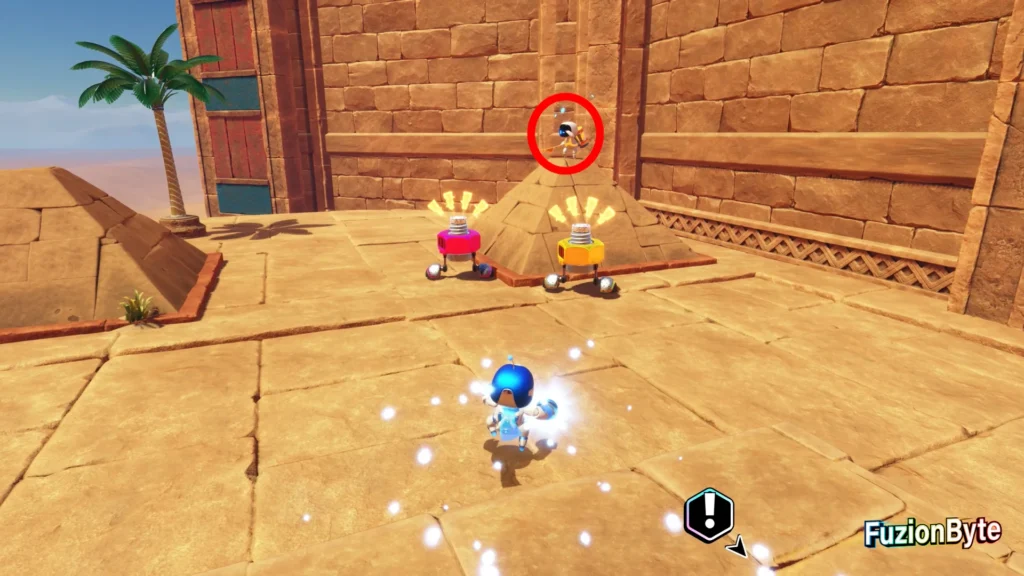 Astro Bot Crash Site Bot locations Egyptian Crash Site Pyramid Bot