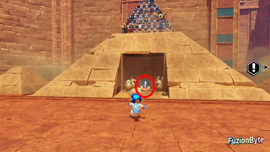Astro Bot Crash Site Bot locations Egyptian Crash Site Trusty Steed Egg