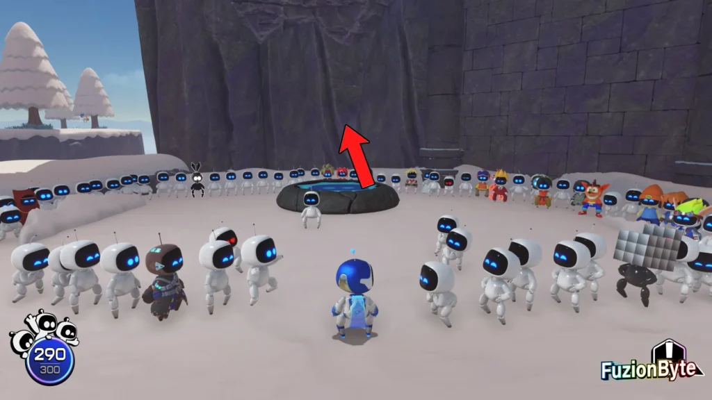 Astro Bot Crash Site Puzzle Pieces Arctic Puzzle Piece Bounce up