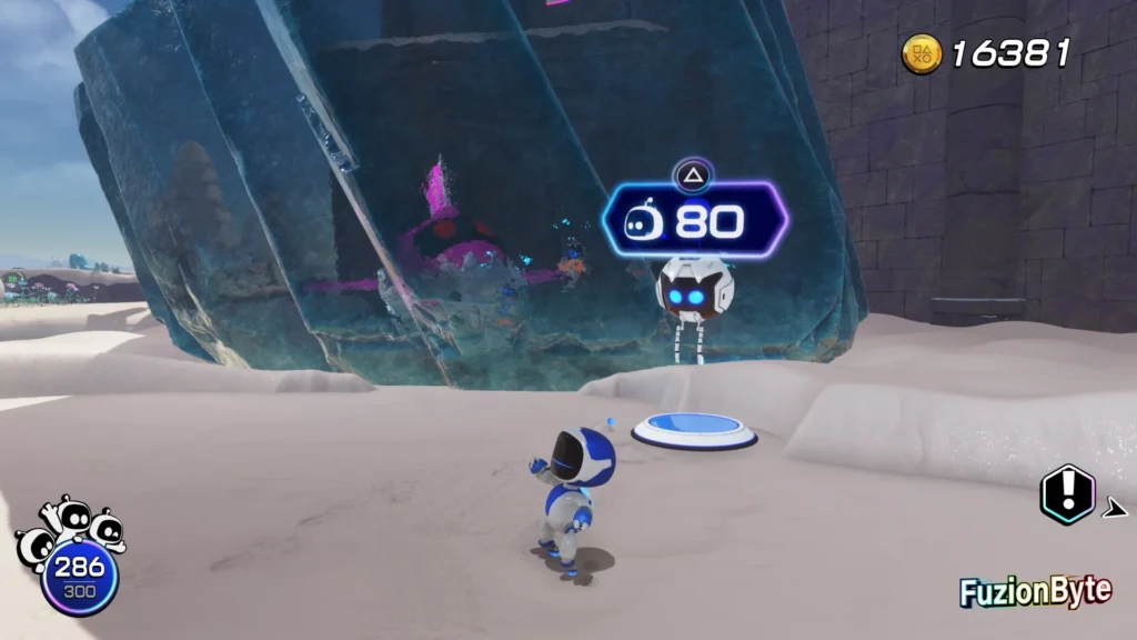 Astro Bot Crash Site Puzzle Pieces Arctic Puzzle Piece Flip the Ice Block