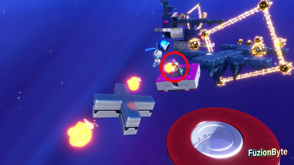 Astro Bot Great Master Challenge Evade the Fire Lizards attacks