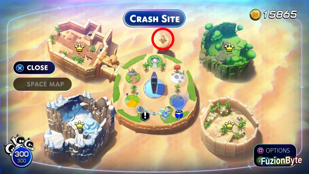 Astro Bot Great Master Challenge Map