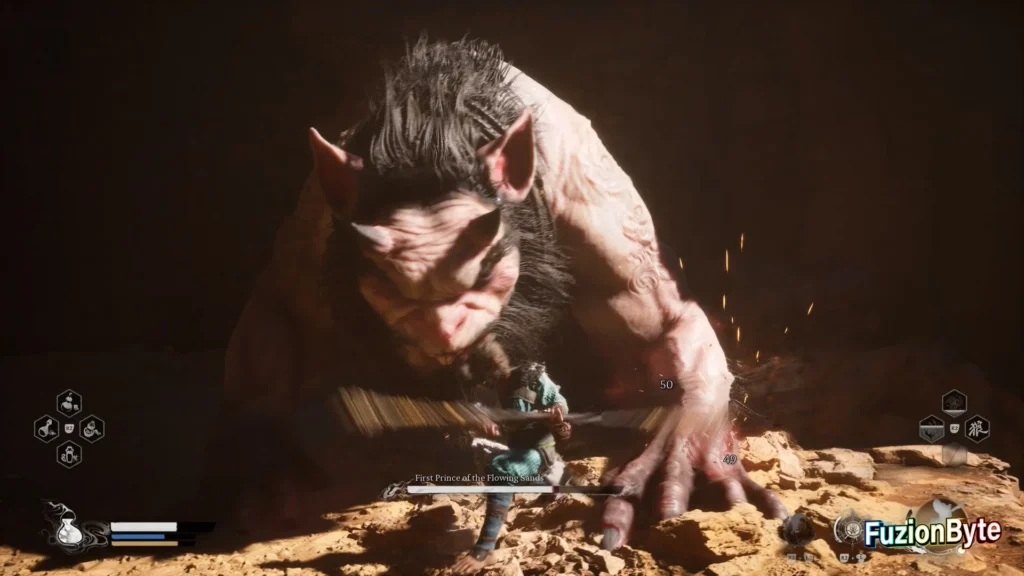 Black Myth Wukong First Prince of Flowing Sands boss guide Smash the boss