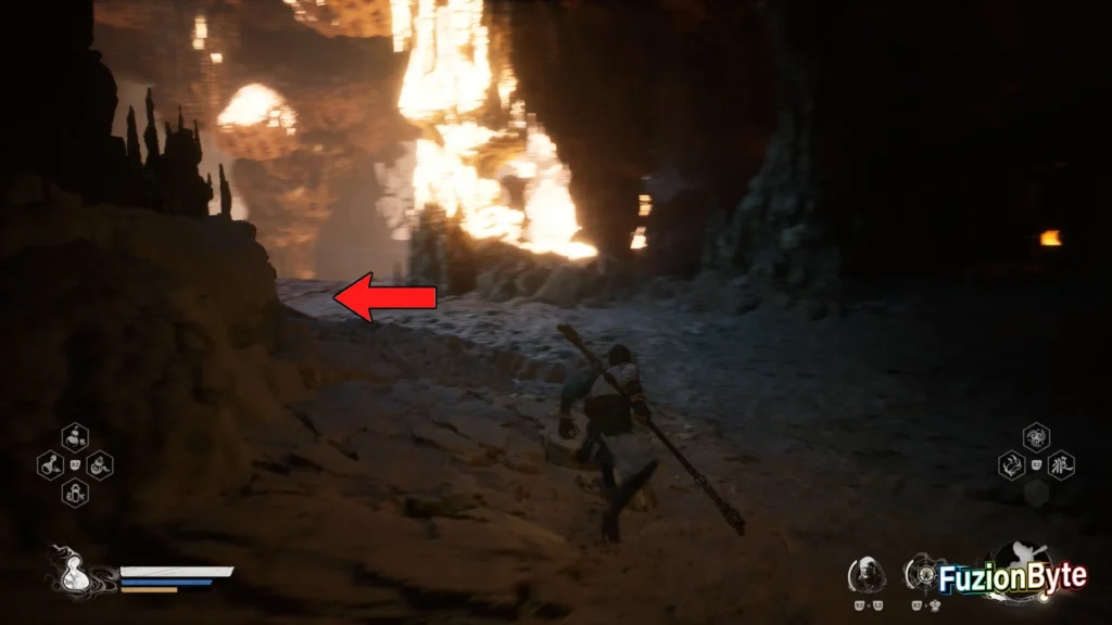 Black Myth Wukong First Prince of Flowing Sands boss guide go left