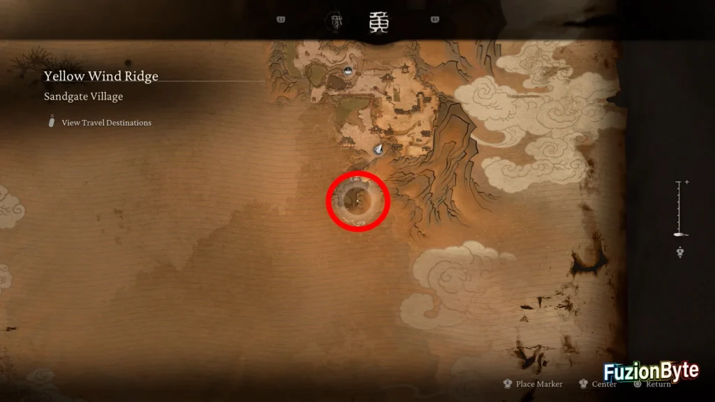 Black Myth Wukong Loong Scales Map