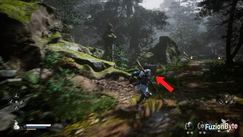 Black Myth Wukong Red Loong boss guide Go left