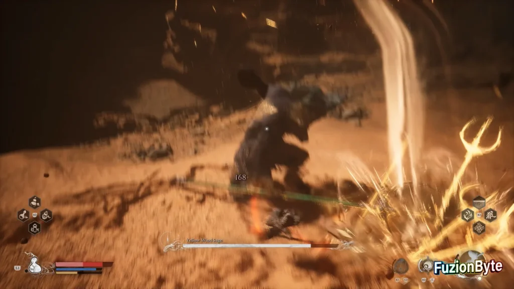 Black Myth Wukong Yellow Wind Sage boss guide Avoid Trident pulse