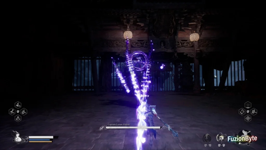 Black Myth Wukong Captain Lotus-Vision boss guide Avoid Projectiles