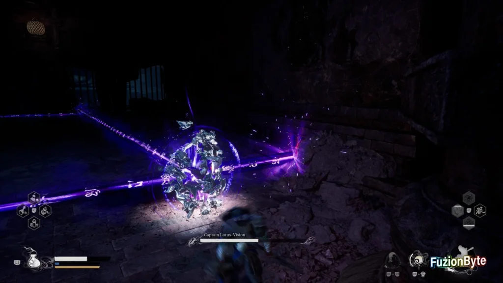 Black Myth Wukong Captain Lotus-Vision boss guide Avoid laser grid