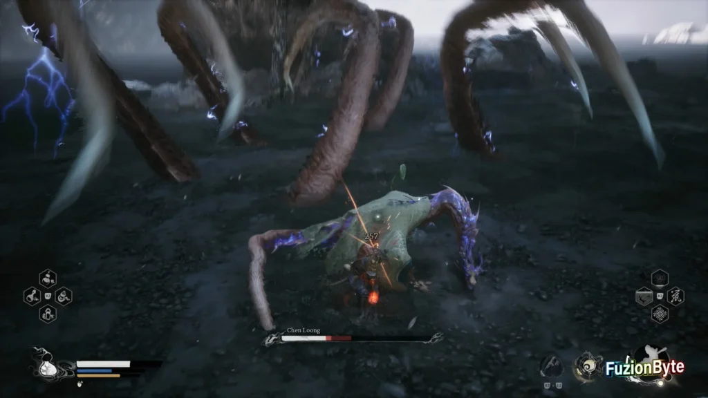 Black Myth Wukong Chen Loong boss guide Avoid Tentacles