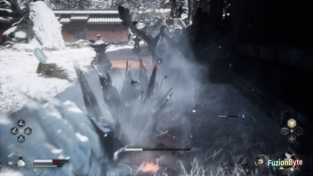 Black Myth Wukong Macaque Chief second encounter boss guide Avoid Ice Attacks