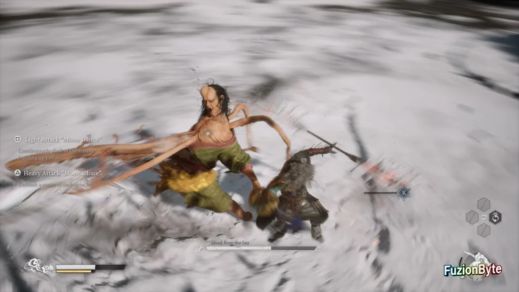 Black Myth Wukong Monk from the Sea boss guide Avoid Tentacle thrust