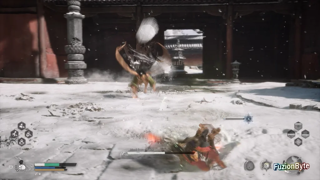 Black Myth Wukong Monk from the Sea boss guide Avoid snowball