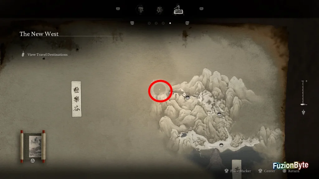 Black Myth Wukong Non-White boss guide Map