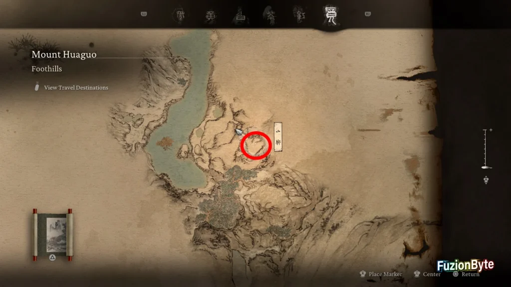 Black Myth Wukong Chest Armour Gold Suozi Armor Map