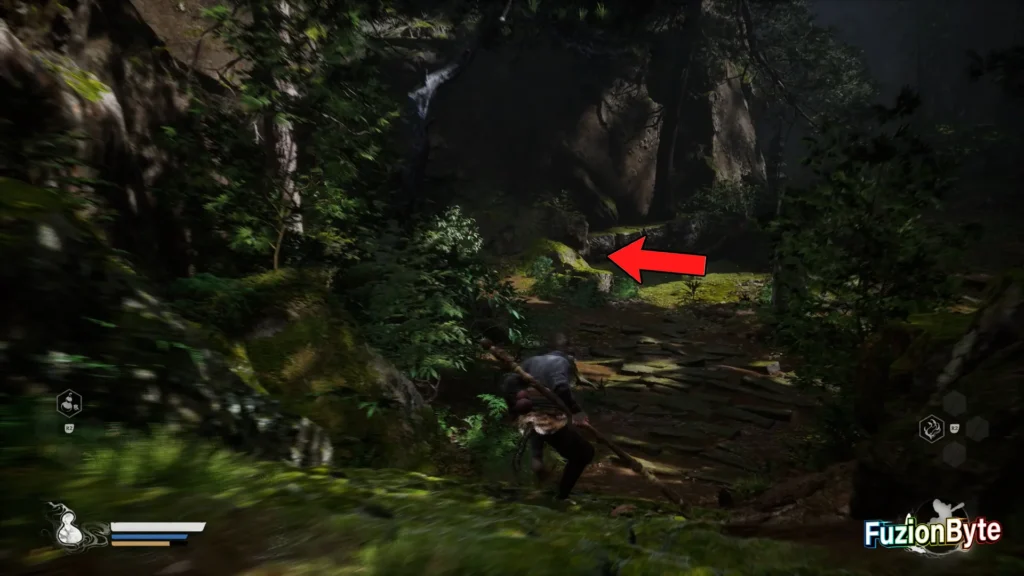 Black myth Wukong Scenic Seeker trophy guide The Cavern, Bamboo Grove Go left