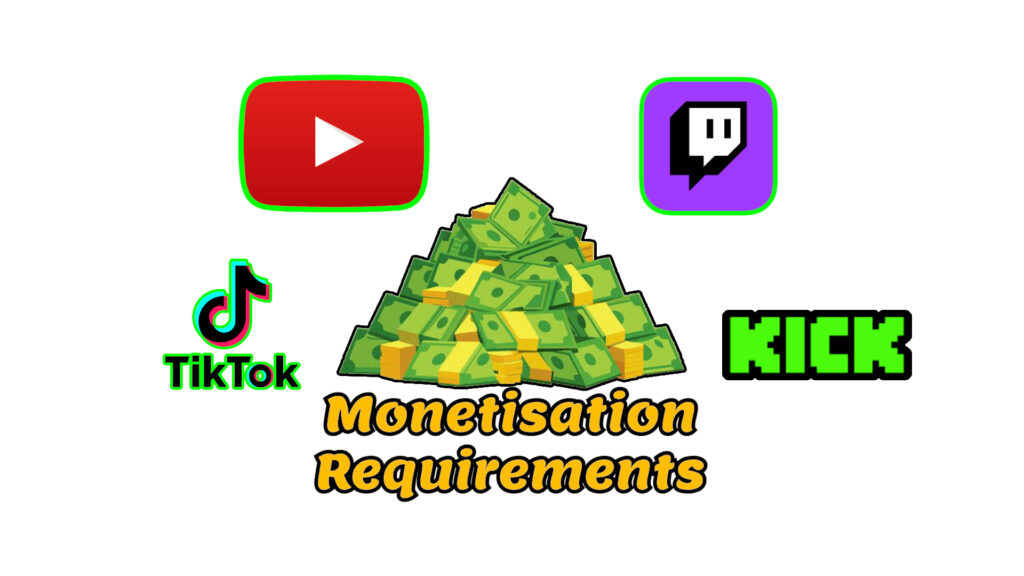 Monetisation Requirements