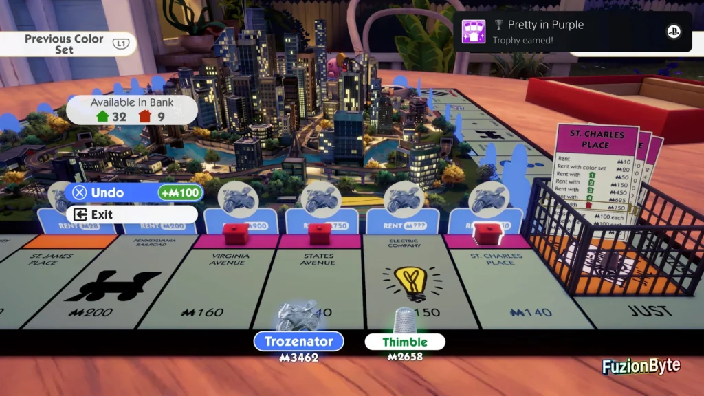 Monopoly Pretty in Purple Image