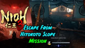 Escape from Hitokoto Slope main mission