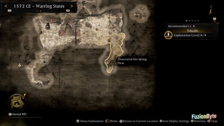 NIOH 3 Desecrated Hot Spring Myth Location