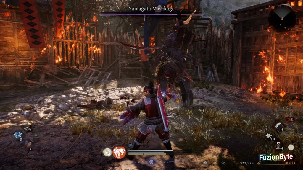 NIOH 3 Fiery Invasion main mission Defeat Yamagata Masakage