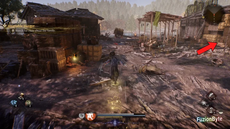 NIOH 3 Insatiable Hunger Myth Go throught he crawlspace