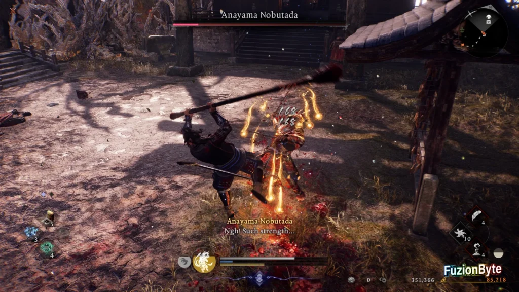 NIOH 3 Mirage Fortress main mission Defeat Anayama Nobutada