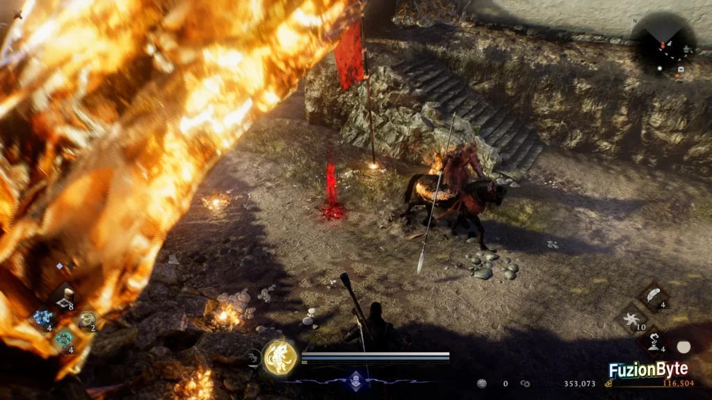 NIOH 3 Mirage Fortress main mission Take out or run pass the Horseman